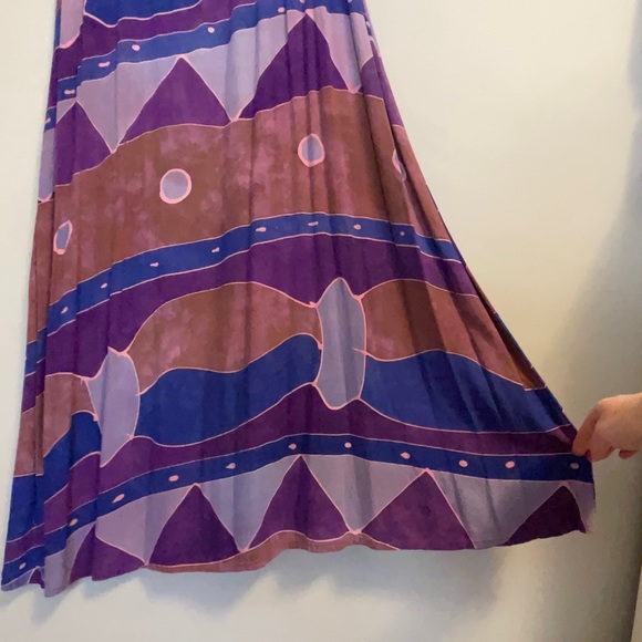 Endeavor Trading Rayon Batik Tank Sun-Dress Size S/M - Picture 2 of 5